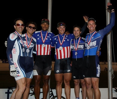 The podium in Trexlertown. Left to right: Silver - Jeff Palter, Kurt Begemann; Gold - Giddeon Massie, Andy Lakatosh; Bronze - Andrew Kuklis, Ray Ignosh