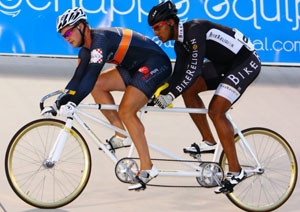 Andy Lakatosh and Giddeon Massie on their way to winning the national championship.